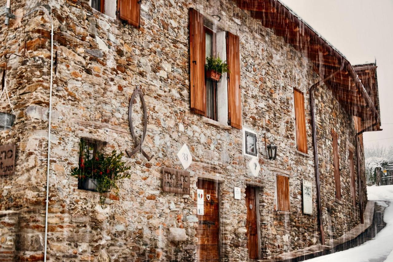 La Roggia - Lake Como Heritage Home In Molino Maufet Watermill - Patio On The Garden Colico Kültér fotó